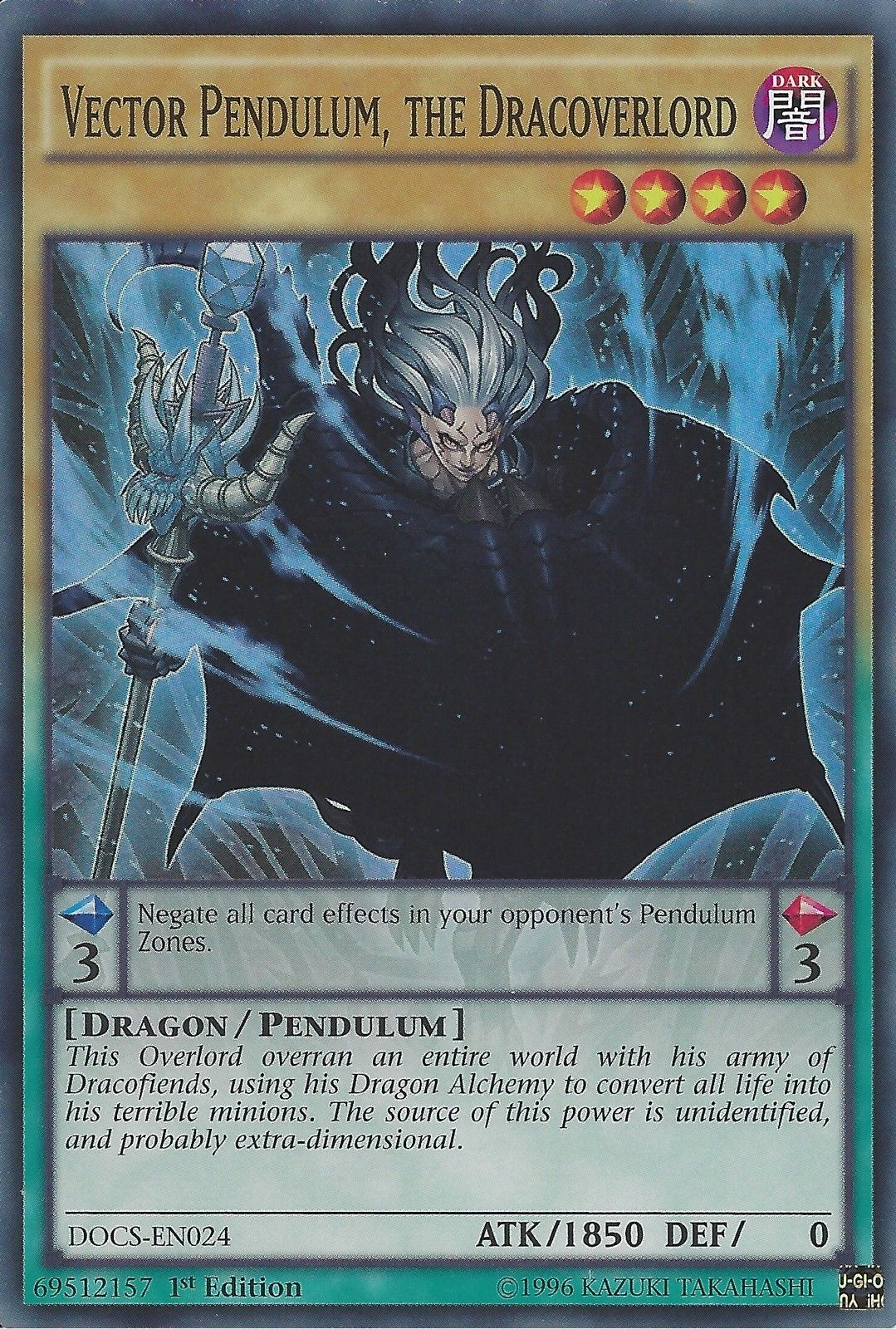 Vector Pendulum, the Dracoverlord [DOCS-EN024] Super Rare | The CG Realm