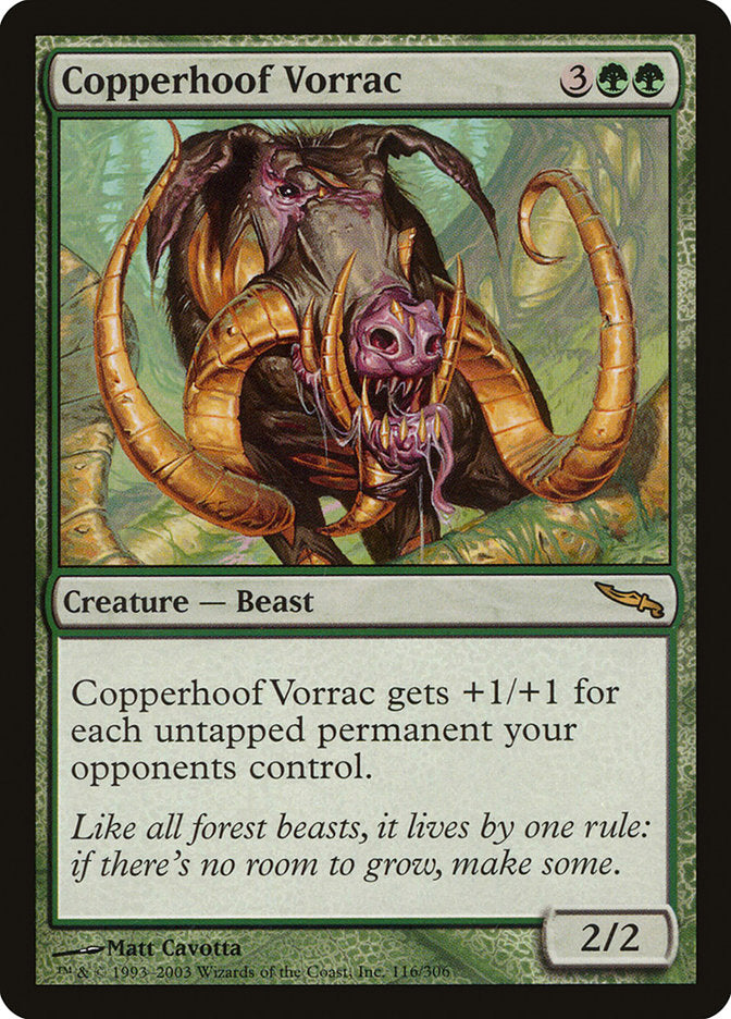 Copperhoof Vorrac [Mirrodin] | The CG Realm