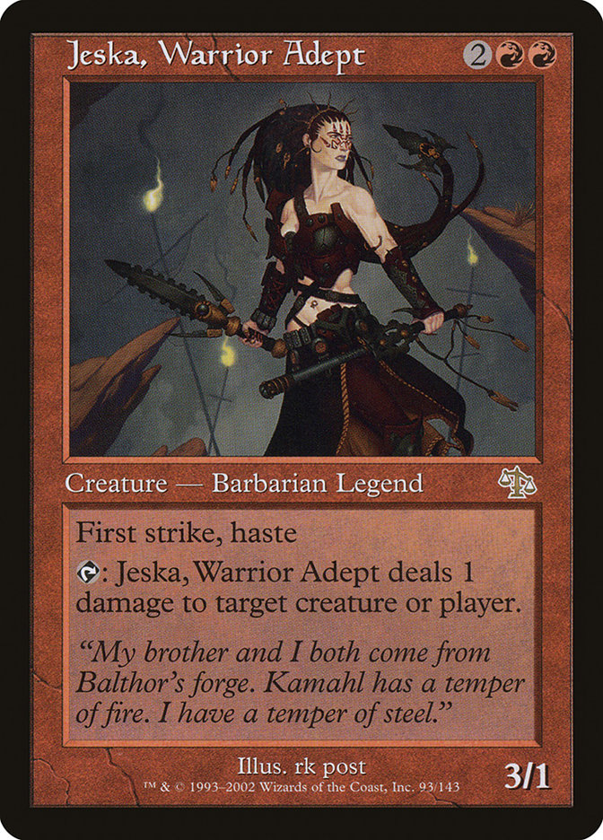 Jeska, Warrior Adept [Judgment] | The CG Realm