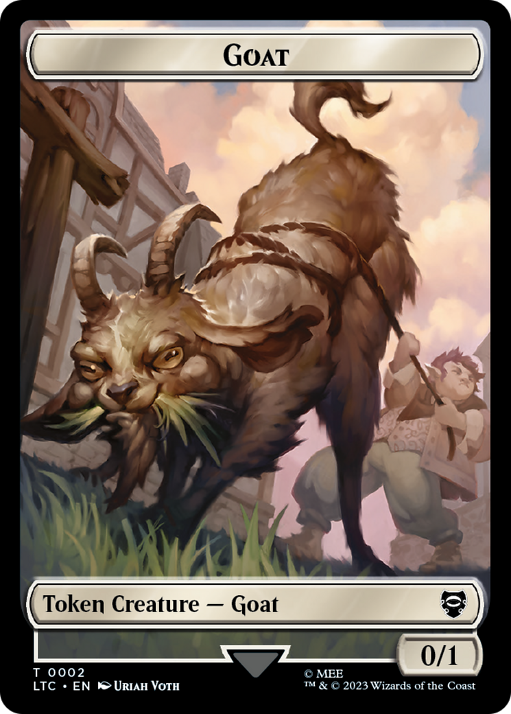 Bird // Goat Token [The Lord of the Rings: Tales of Middle-Earth Commander Tokens] | The CG Realm