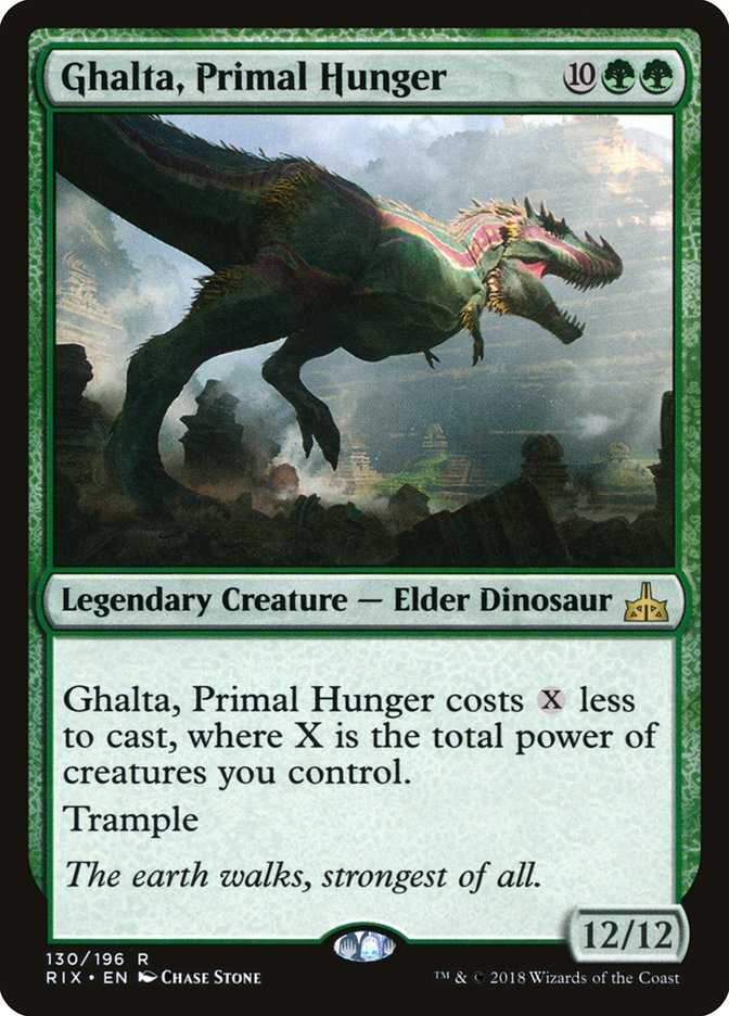 Ghalta, Primal Hunger [Rivals of Ixalan] | The CG Realm