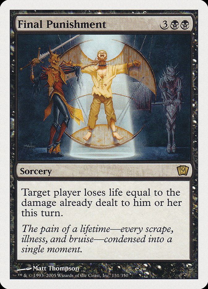 Final Punishment [Ninth Edition] | The CG Realm