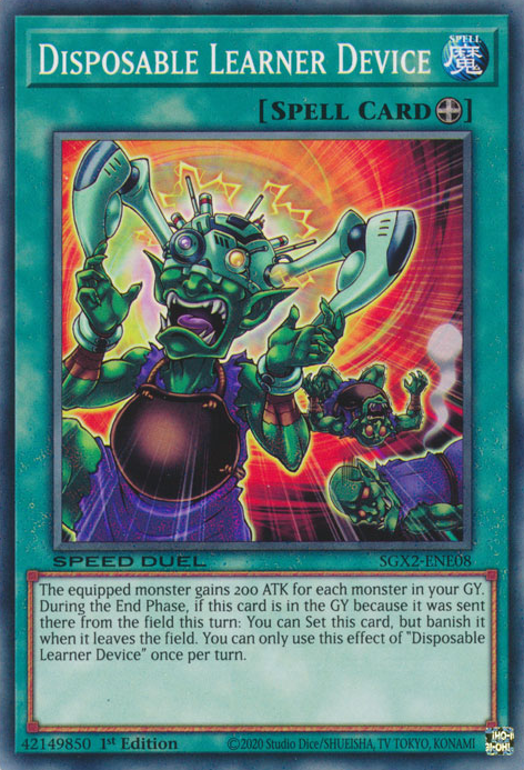 Disposable Learner Device [SGX2-ENE08] Common | The CG Realm