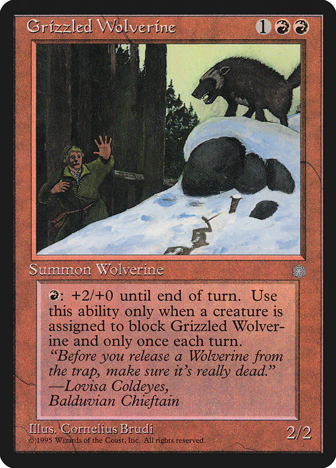 Grizzled Wolverine [Ice Age] | The CG Realm