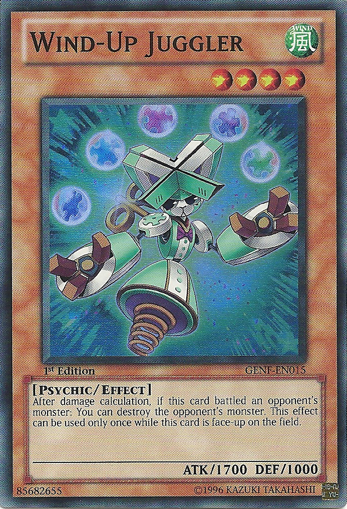 Wind-Up Juggler [GENF-EN015] Super Rare | The CG Realm