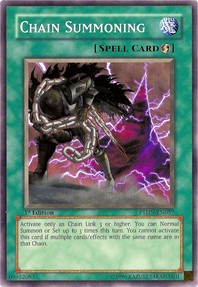 Chain Summoning [PTDN-EN057] Common | The CG Realm