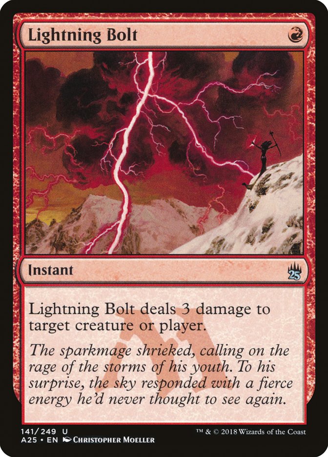 Lightning Bolt [Masters 25] | The CG Realm
