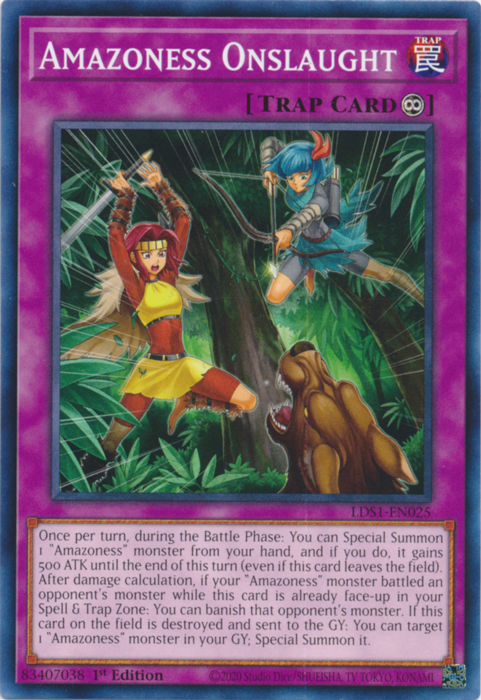 Amazoness Onslaught [LDS1-EN025] Common | The CG Realm