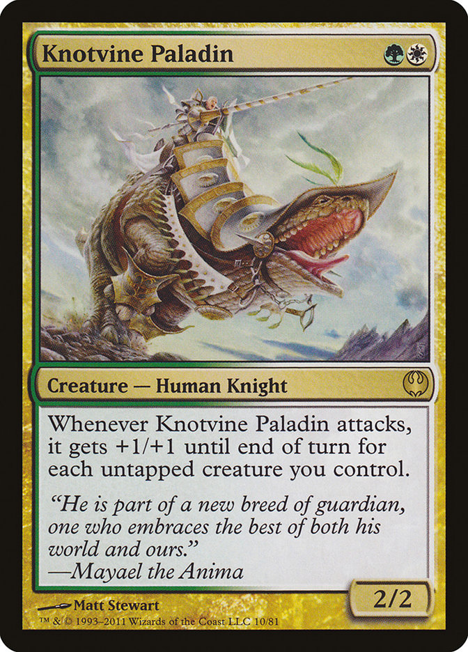 Knotvine Paladin [Duel Decks: Knights vs. Dragons] | The CG Realm