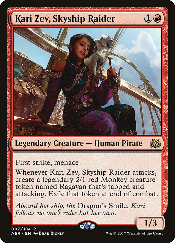 Kari Zev, Skyship Raider [Aether Revolt] | The CG Realm