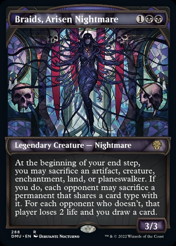 Braids, Arisen Nightmare (Showcase) [Dominaria United] | The CG Realm