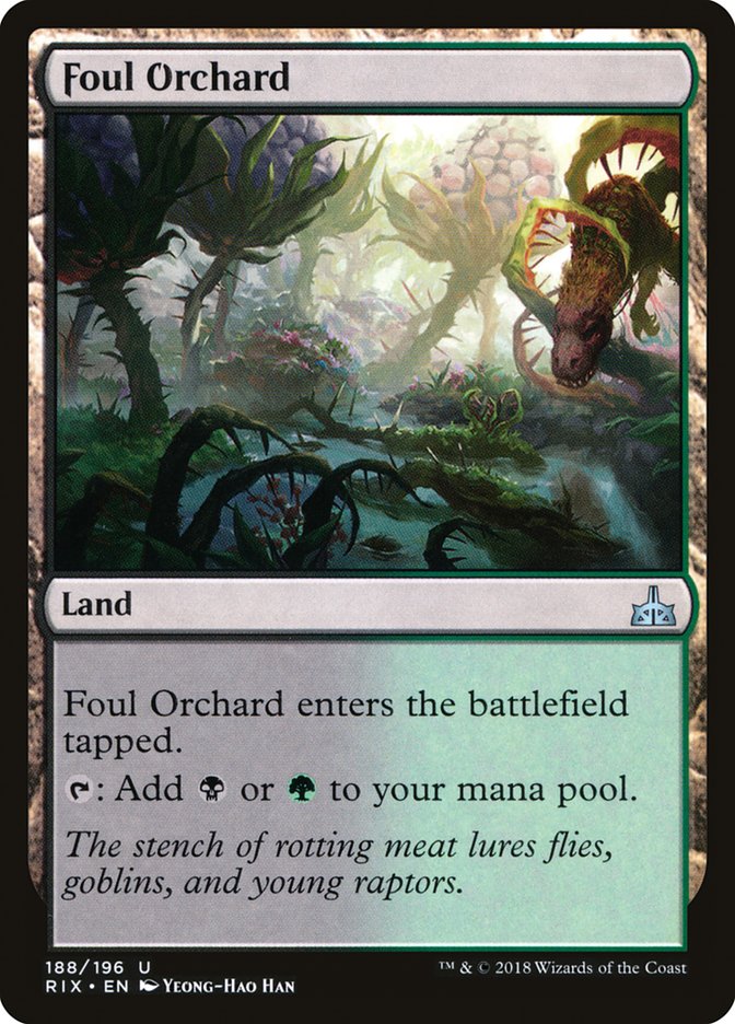 Foul Orchard [Rivals of Ixalan] | The CG Realm