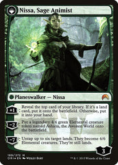 Nissa, Vastwood Seer // Nissa, Sage Animist [Magic Origins Prerelease Promos] | The CG Realm