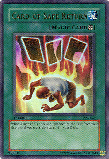 Card of Safe Return [LON-029] Ultra Rare | The CG Realm