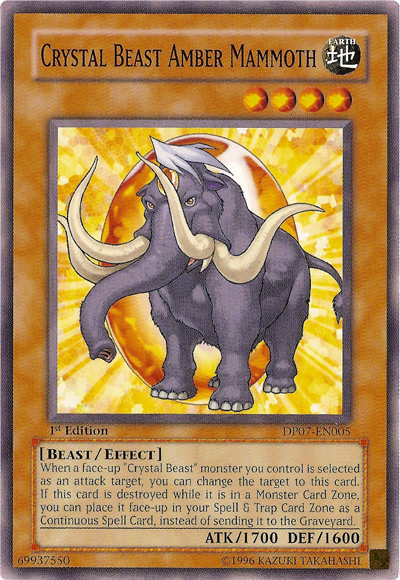 Crystal Beast Amber Mammoth [DP07-EN005] Common | The CG Realm