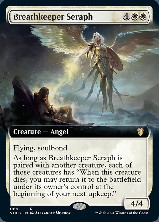 Breathkeeper Seraph (Extended Art) [Innistrad: Crimson Vow Commander] | The CG Realm