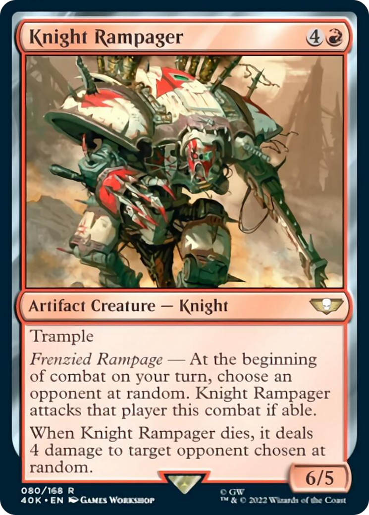 Knight Rampager [Warhammer 40,000] | The CG Realm