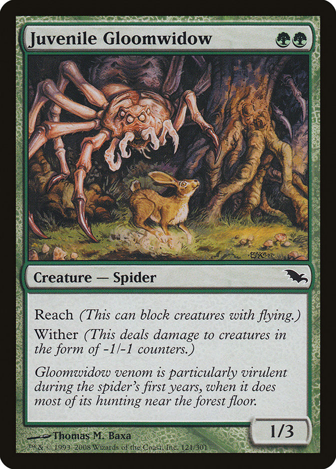 Juvenile Gloomwidow [Shadowmoor] | The CG Realm