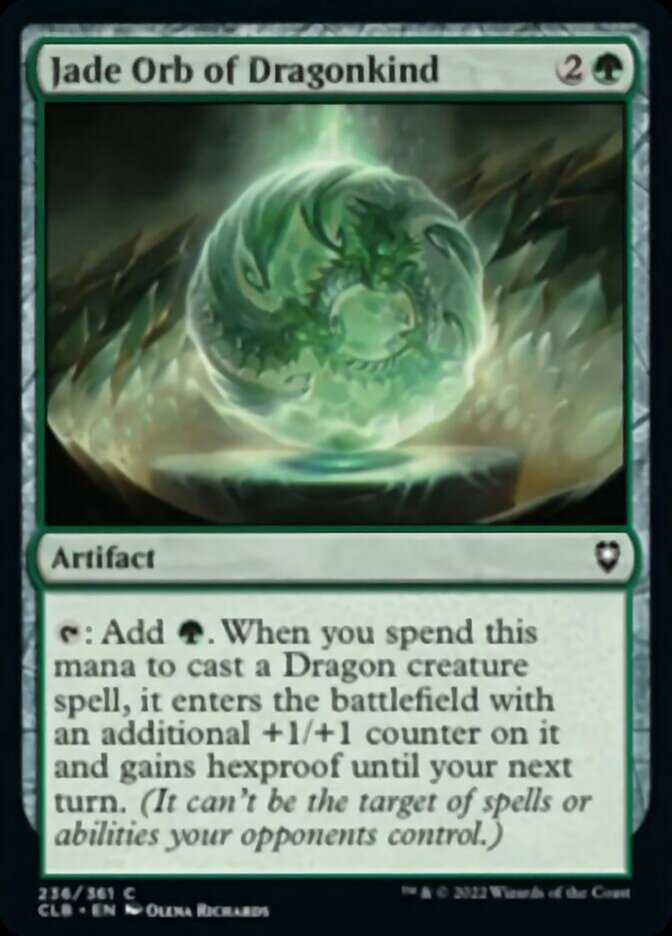 Jade Orb of Dragonkind [Commander Legends: Battle for Baldur's Gate] | The CG Realm