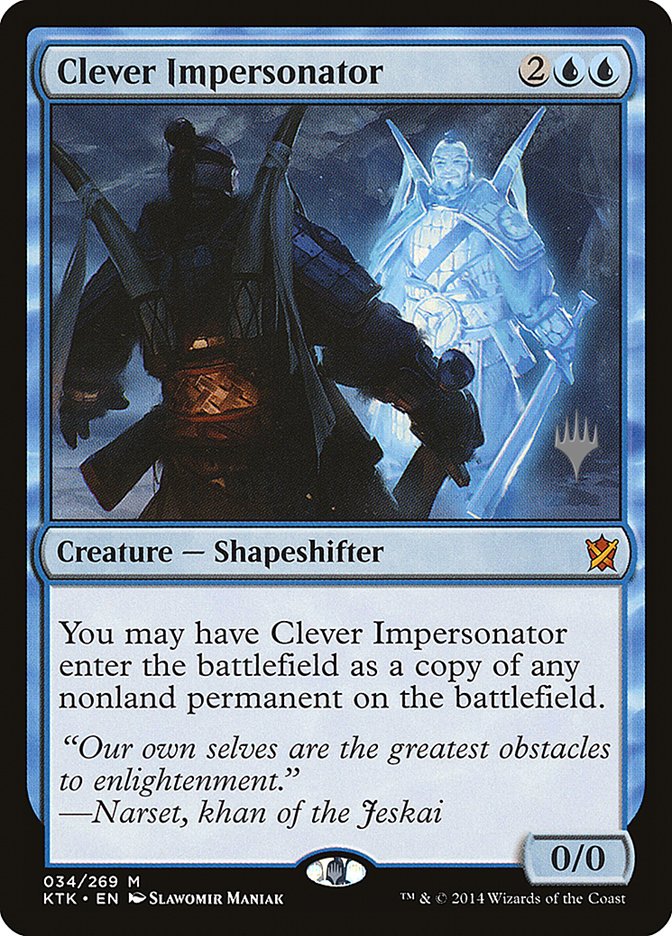 Clever Impersonator (Promo Pack) [Khans of Tarkir Promos] | The CG Realm
