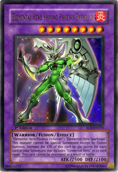 Elemental Hero Shining Phoenix Enforcer [EOJ-EN033] Ultra Rare | The CG Realm