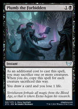 Plumb the Forbidden [Strixhaven: School of Mages] | The CG Realm