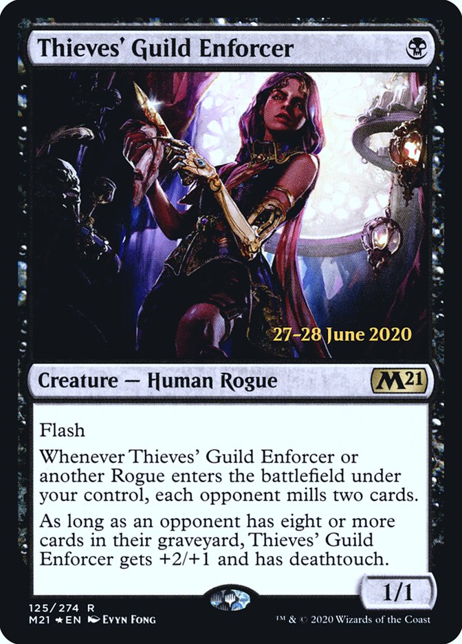 Thieves' Guild Enforcer [Core Set 2021 Prerelease Promos] | The CG Realm