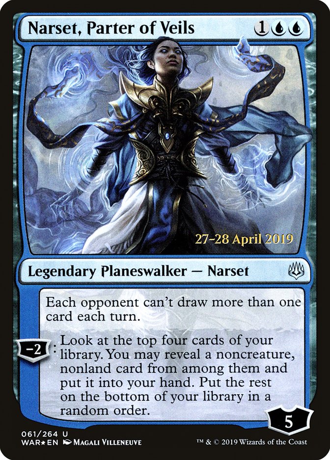 Narset, Parter of Veils [War of the Spark Prerelease Promos] | The CG Realm