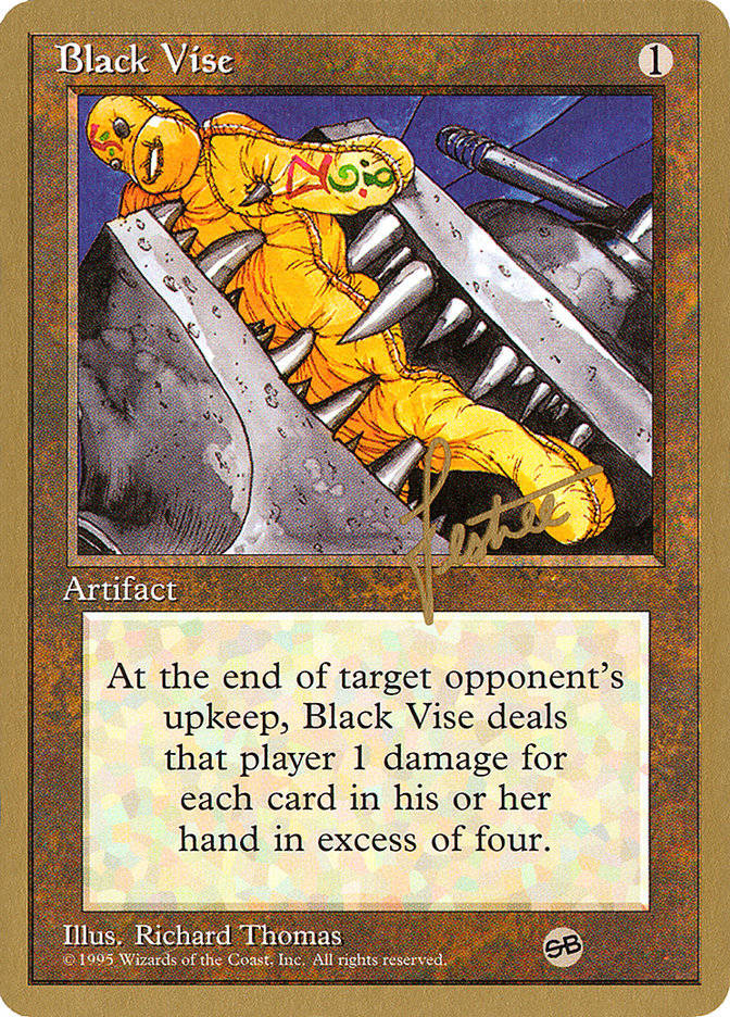 Black Vise (Bertrand Lestree) (SB) [Pro Tour Collector Set] | The CG Realm