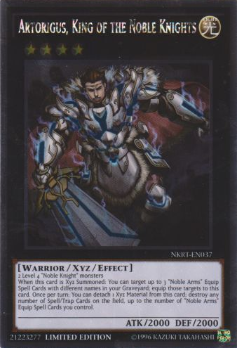 Artorigus, King of the Noble Knights [NKRT-EN037] Platinum Rare | The CG Realm