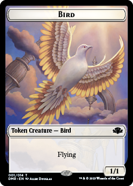 Elephant // Bird Double-Sided Token [Dominaria Remastered Tokens] | The CG Realm