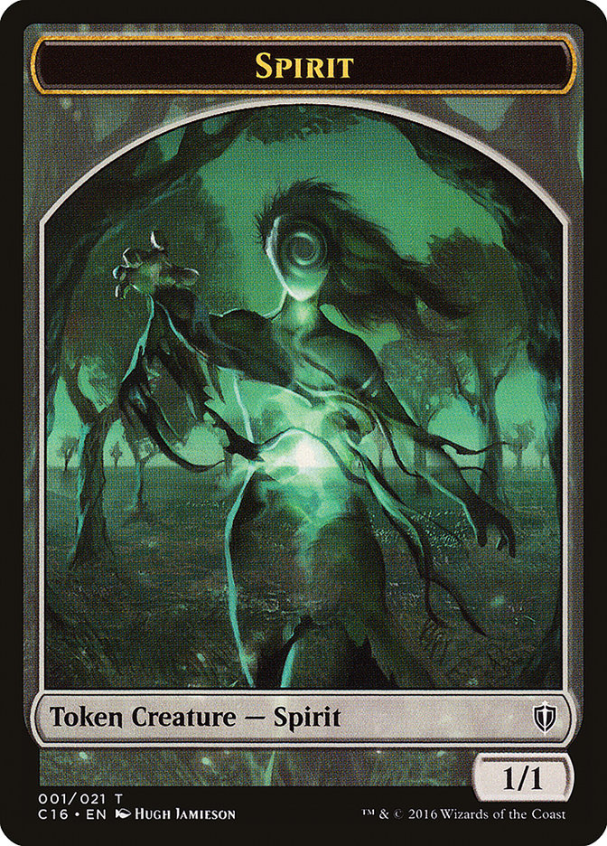 Spirit Token (001/021) [Commander 2016 Tokens] | The CG Realm