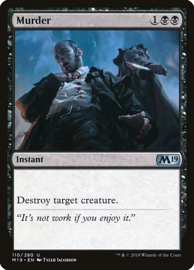 Murder [Core Set 2019] | The CG Realm
