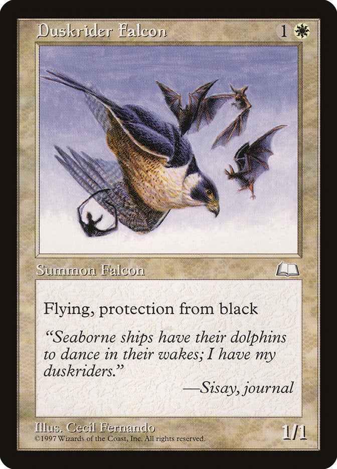 Duskrider Falcon [Weatherlight] | The CG Realm