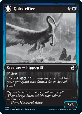 Galedrifter (DBL-055) - Innistrad: Double Feature: (Double Faced Transform)
