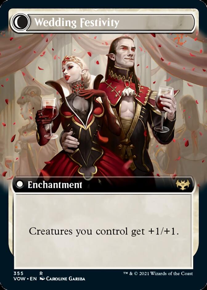 Wedding Announcement (Extended Art) (VOW-355) - Innistrad: Crimson Vow: (Extended Art, Double Faced Transform)