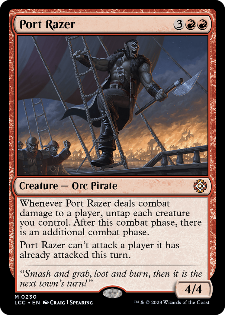 Port Razer [The Lost Caverns of Ixalan Commander] | The CG Realm