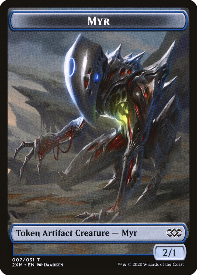 Myr Token (007/031) [Double Masters Tokens] | The CG Realm