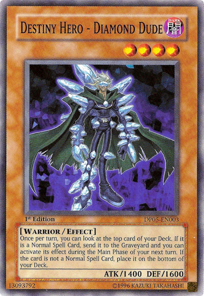 Destiny Hero - Diamond Dude [DP05-EN003] Common | The CG Realm