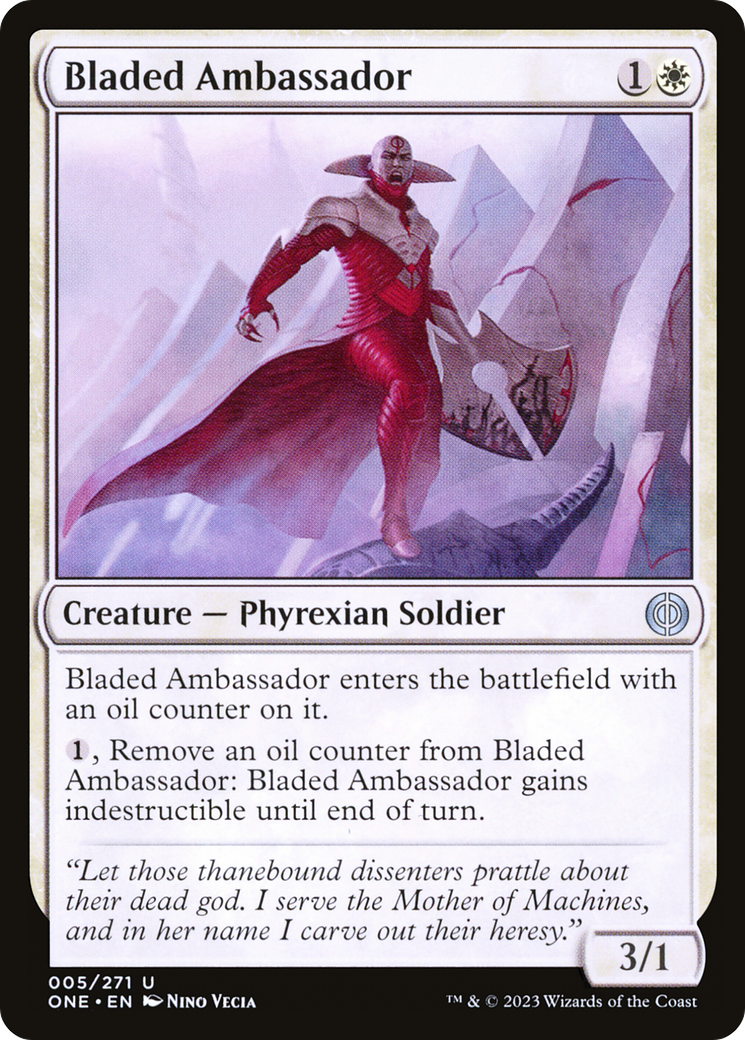 Bladed Ambassador [Phyrexia: All Will Be One] | The CG Realm