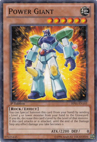 Power Giant [BP01-EN161] Starfoil Rare | The CG Realm