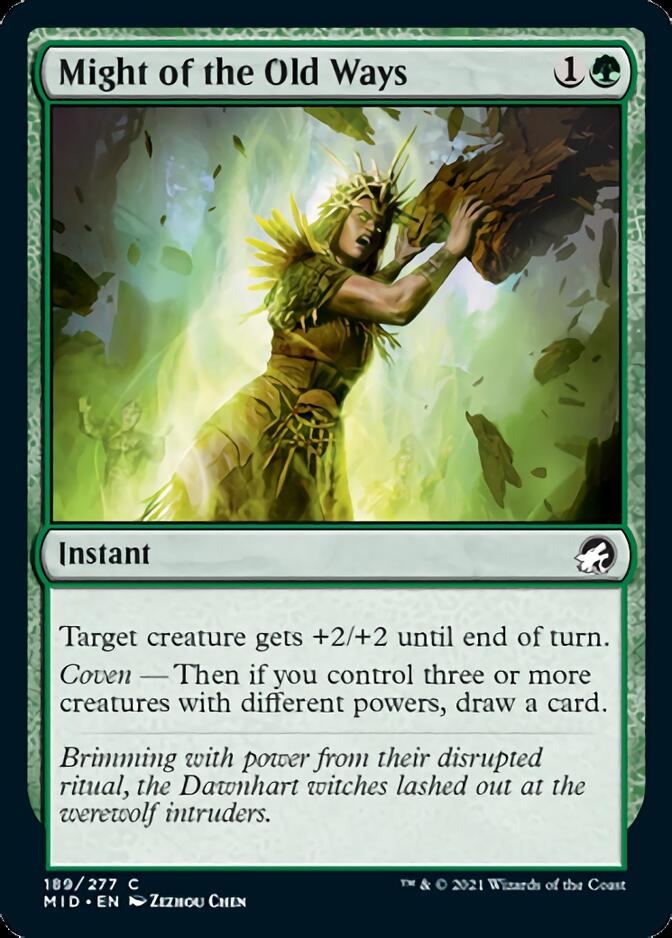 Might of the Old Ways [Innistrad: Midnight Hunt] | The CG Realm