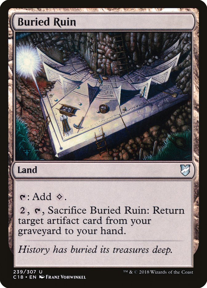 Buried Ruin [Commander 2018] | The CG Realm