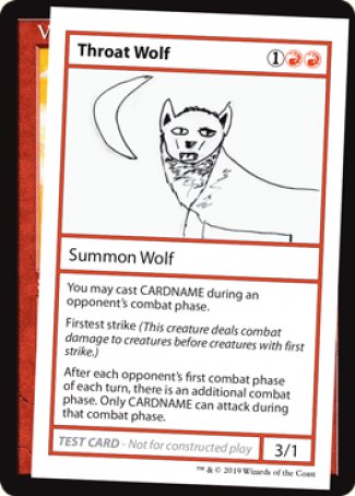 Throat Wolf (2021 Edition) [Mystery Booster Playtest Cards] | The CG Realm