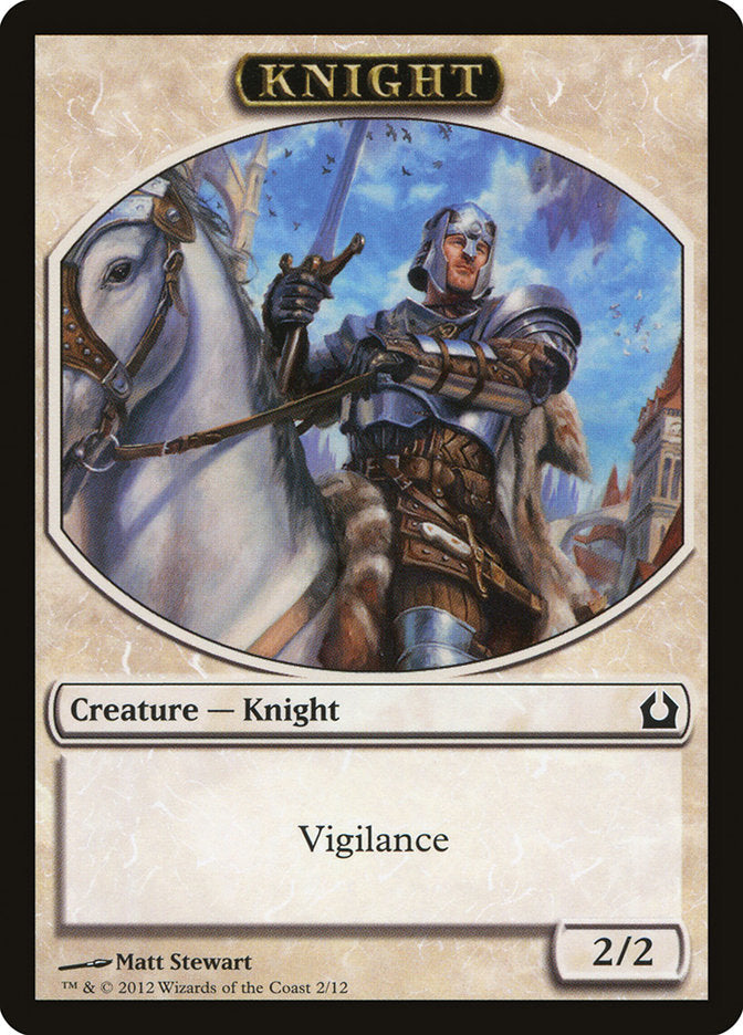 Knight Token [Return to Ravnica Tokens] | The CG Realm