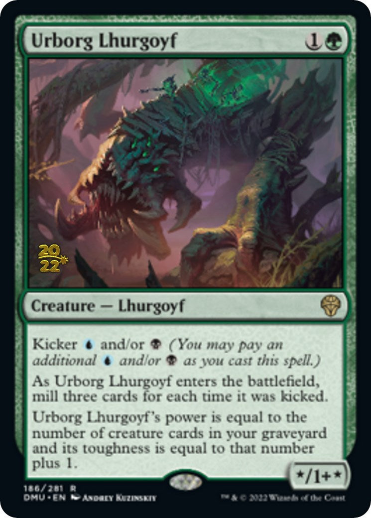 Urborg Lhurgoyf [Dominaria United Prerelease Promos] | The CG Realm