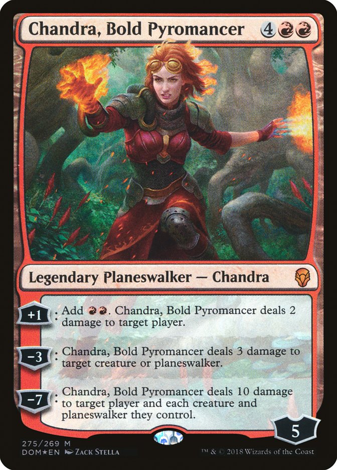 Chandra, Bold Pyromancer [Dominaria] | The CG Realm