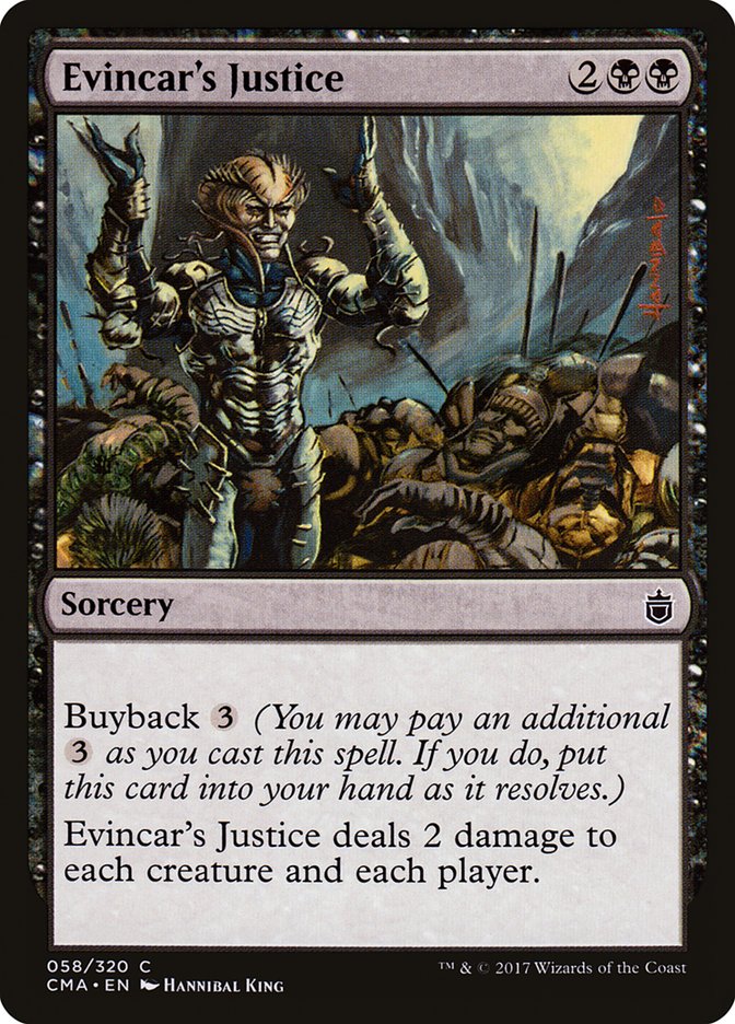 Evincar's Justice [Commander Anthology] | The CG Realm