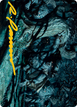 Unnatural Moonrise Art Card (Gold-Stamped Signature) [Innistrad: Midnight Hunt Art Series] | The CG Realm