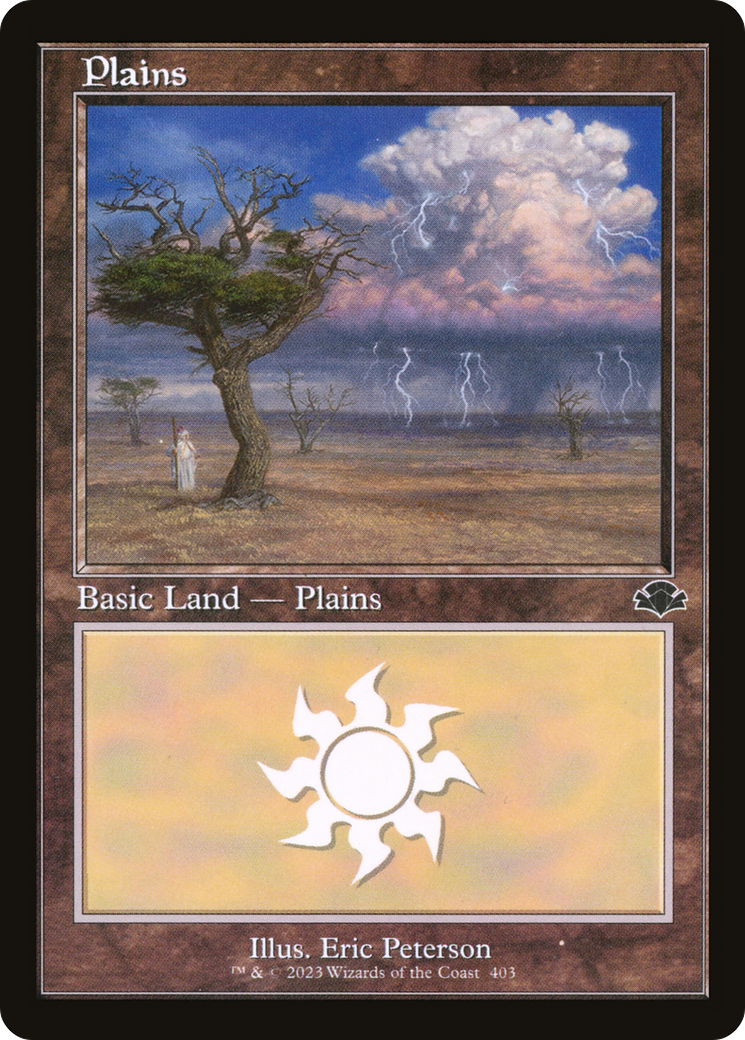 Plains (403) (Retro) [Dominaria Remastered] | The CG Realm